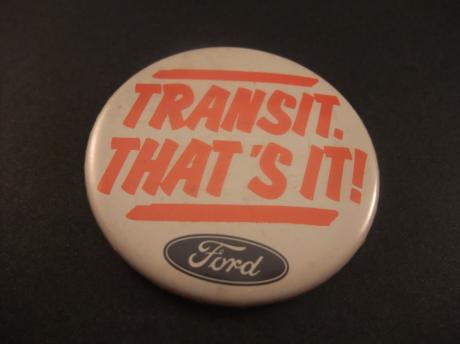 Ford Transit bestelauto